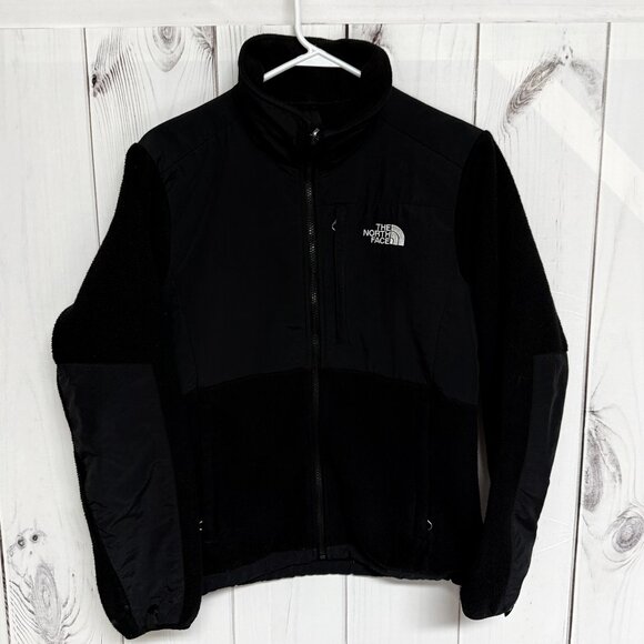 The North Face Women’s Denali Fleece Jacket Medium Black EUC - Picture 1 of 9